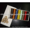 Bobbin thread with paper cardboard sides